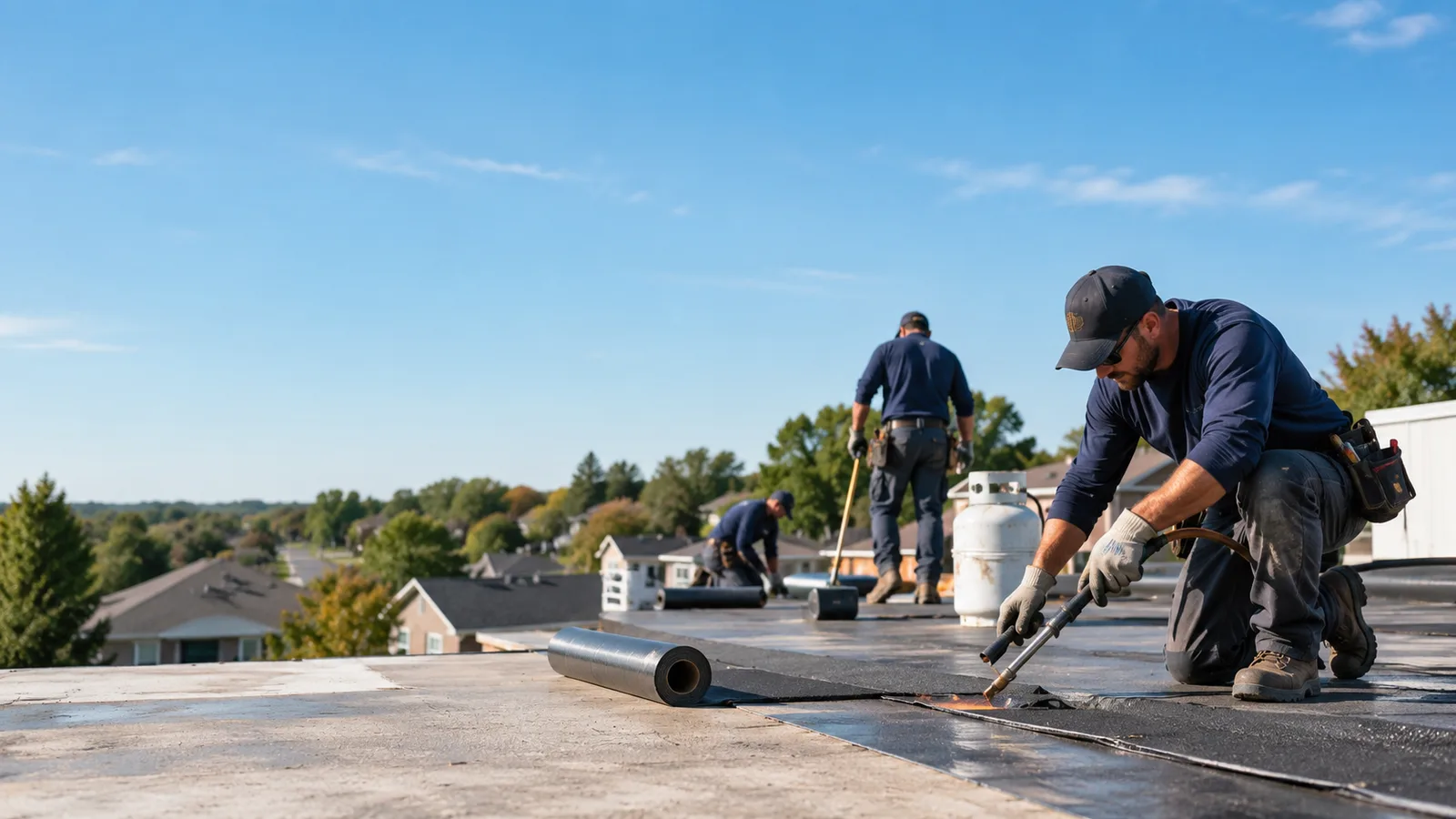 Flat Roof Leak Repair providers in Liberty, IL